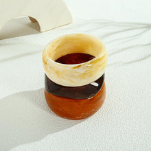 Load image into Gallery viewer, 3 PCS Acrylic Resin Bracelet For Women Trendy Chunky Bangle