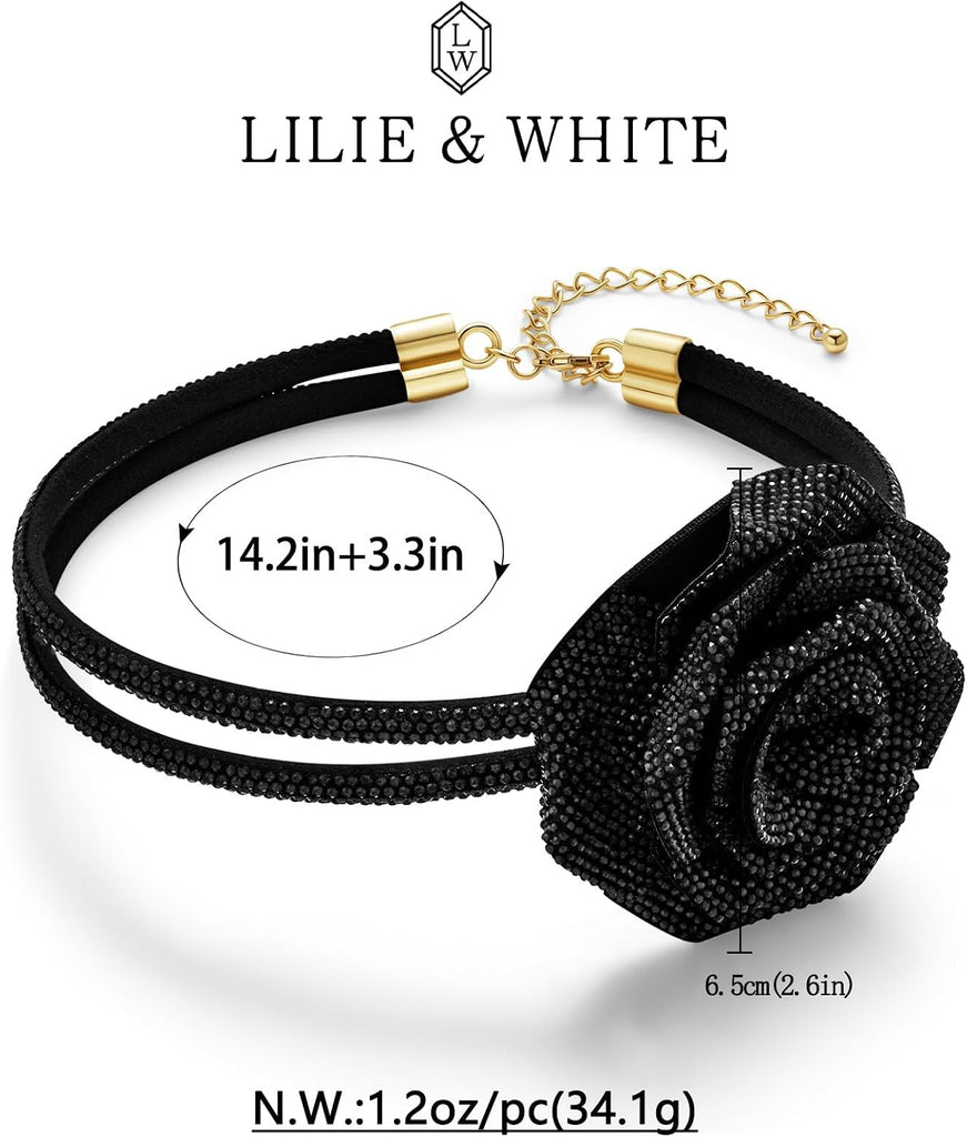 Rose Flower Necklaces For Women – view 6