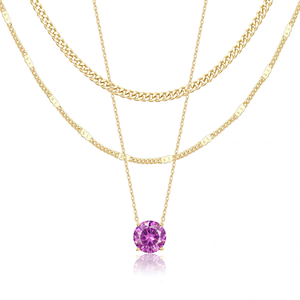 Layered Gold Necklaces for Women, Sterling Silver – view 8