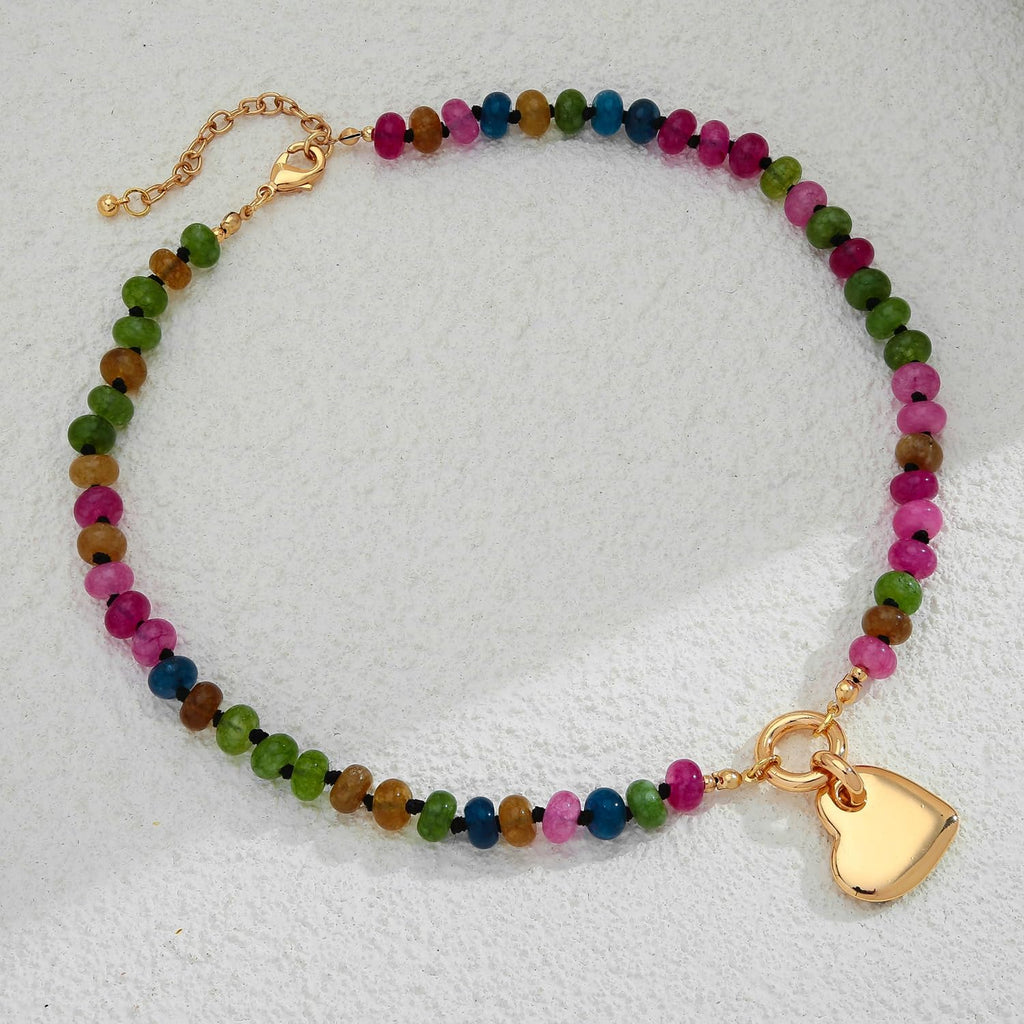 Gold Heart Necklace For Women – view 5