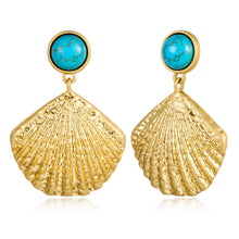 Load image into Gallery viewer, Seashell Stud Earrings For Women – view 9
