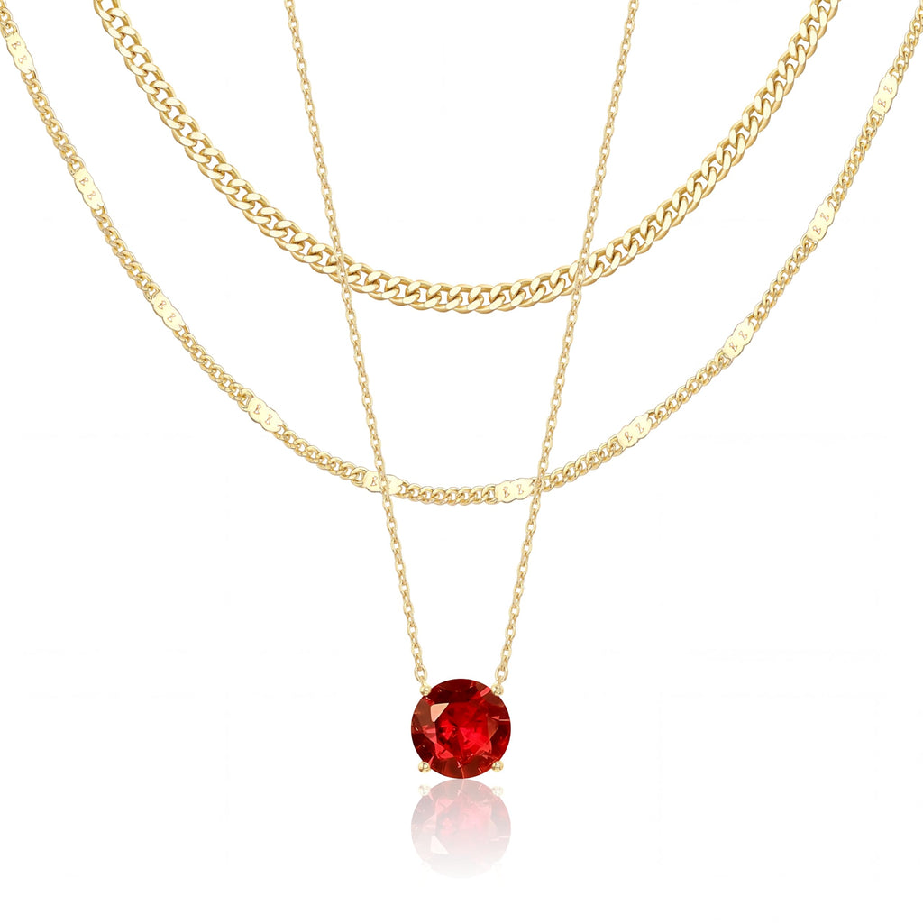 Layered Gold Necklaces for Women, Sterling Silver – view 17