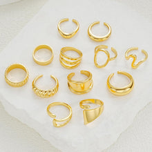 Load image into Gallery viewer, Gold Stackable Rings — 18K Plated, Build Your Stack