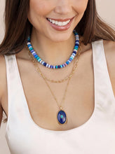 Load image into Gallery viewer, Layered Beaded Necklace for Women Colorful Pendant – view 2