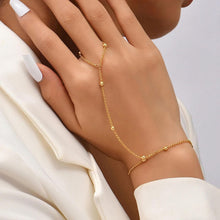 Load image into Gallery viewer, Gold Hand Chain Bracelets — 3 Pieces, Everyday Stack
