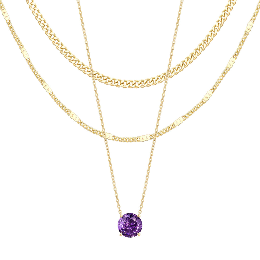 Layered Gold Necklaces for Women, Sterling Silver – view 9