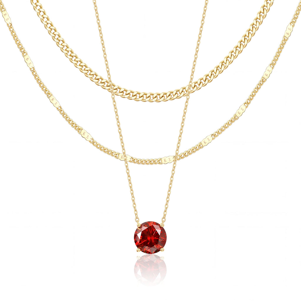 Layered Gold Necklaces for Women, Sterling Silver – view 14