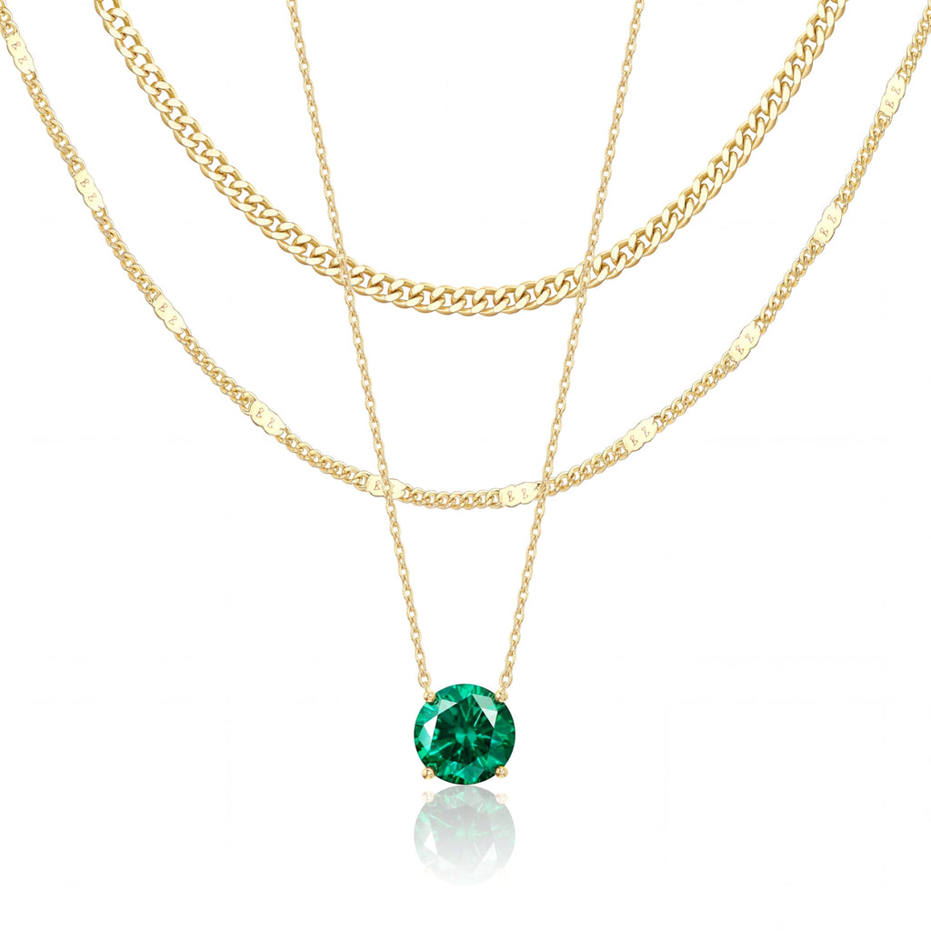 Layered Gold Necklaces for Women, Sterling Silver – view 13