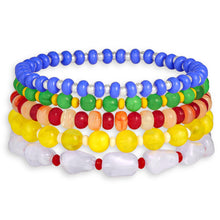 Load image into Gallery viewer, Colorful Bead Stackable Stretch bracelet sets for Women – view 10