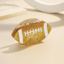 Load image into Gallery viewer, Football Hair Clips for Women Claw Clips Sports Inspired Hair Clip A – view 4