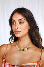 Load image into Gallery viewer, Gold Cross Charms Necklace Trendy Heart Pendant – alternate view