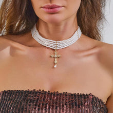 Load image into Gallery viewer, Gothic Cross Necklace For Women – view 3