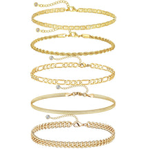 将图片加载到图库查看器，Dainty Ankle Bracelets for Women – view 10