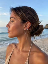 Load image into Gallery viewer, Gold Huggie Hoop Earrings Set for Women, 14K Gold Plated – view 3