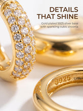 Load image into Gallery viewer, 14K Gold Plated Huggie Hoop Earrings — Hypoallergenic Set