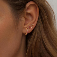 将图片加载到图库查看器，Dainty Small Gold Stud Earrings for Women, 14K Gold Plated Mini Tiny Studs Earrings Sets with S925 Sterling