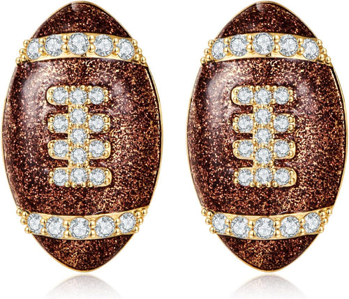 Brown Rugby For Women Sport Stud Football Sports Game Team Fans Players