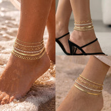 将图片加载到图库查看器，Dainty Ankle Bracelets for Women – view 4