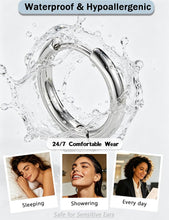 Load image into Gallery viewer, Flat Back Stud Earrings — 316L Stainless, Hypoallergenic