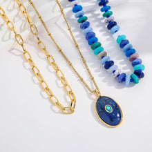 Load image into Gallery viewer, Layered Beaded Necklace for Women Colorful Pendant – view 4