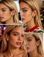 Load image into Gallery viewer, Chunky Gold Hoop Earrings — 36 Pairs, Multipack