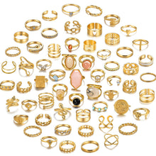 Load image into Gallery viewer, Stacking Rings — 60 Pieces, Gold or Silver
