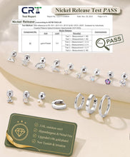 Load image into Gallery viewer, Flat Back Earrings — 25 Piece Set, 14K Plated Steel