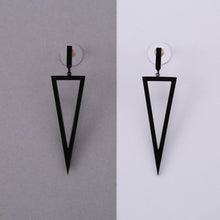 Load image into Gallery viewer, Metal Triangle Danlge Drop Earrings For Women Costume Jewelry – view 4