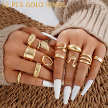 Load image into Gallery viewer, Gold Stackable Rings — 18K Plated, Build Your Stack