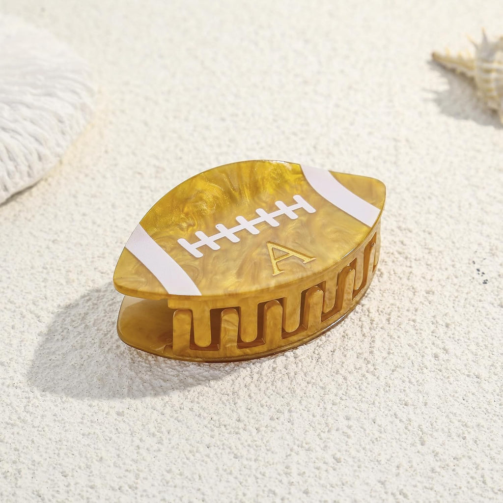 Football Hair Clips for Women Claw Clips Sports Inspired Hair Clip A – view 5