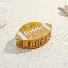 Load image into Gallery viewer, Football Hair Clips for Women Claw Clips Sports Inspired Hair Clip A – view 5