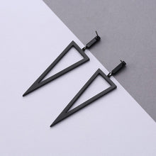 Load image into Gallery viewer, Metal Triangle Danlge Drop Earrings For Women Costume Jewelry – view 5