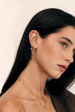 Load image into Gallery viewer, Gold Huggie Hoop Earrings Set for Women, 14K Gold Plated – alternate view