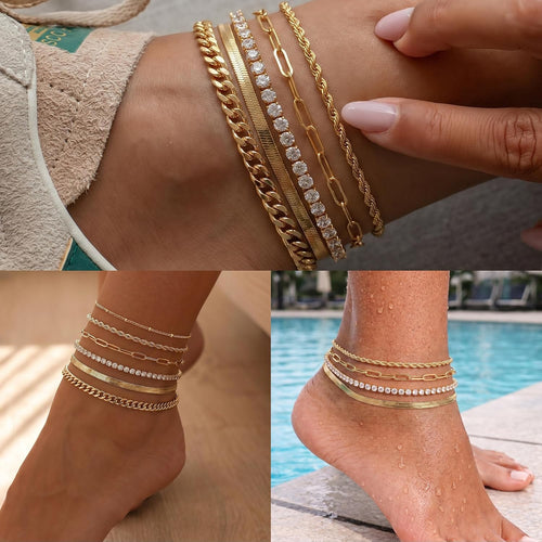 Dainty Ankle Bracelets for Women – alternate view