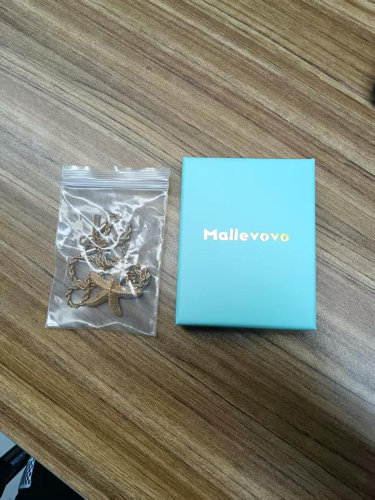 14K Gold Plated Starfish Pendant Necklace for Women, Summer Beach Jewelry – view 4