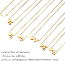 Load image into Gallery viewer, 14K Gold Plated Initial Heart Bracelet Women – view 5