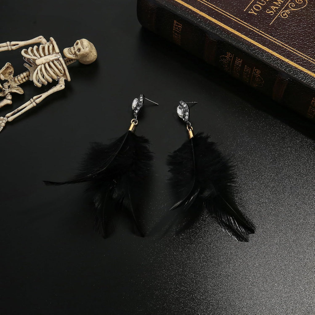 Halloween Goth Dangle Earrings For Women Drop Costume Jewelry – view 5