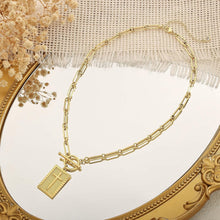 Load image into Gallery viewer, 14K Gold Plated Cross Pendant Necklace – view 6