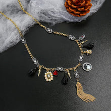Load image into Gallery viewer, Gothic Necklace for Women Halloween Charm Chain Tassel Jewelry – view 4