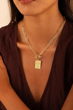 Load image into Gallery viewer, 14K Gold Plated Cross Pendant Necklace – view 4